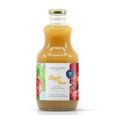 Ashton Valley Fresh Juice - 6 x 1L Still Cloudy Apple & Pear
