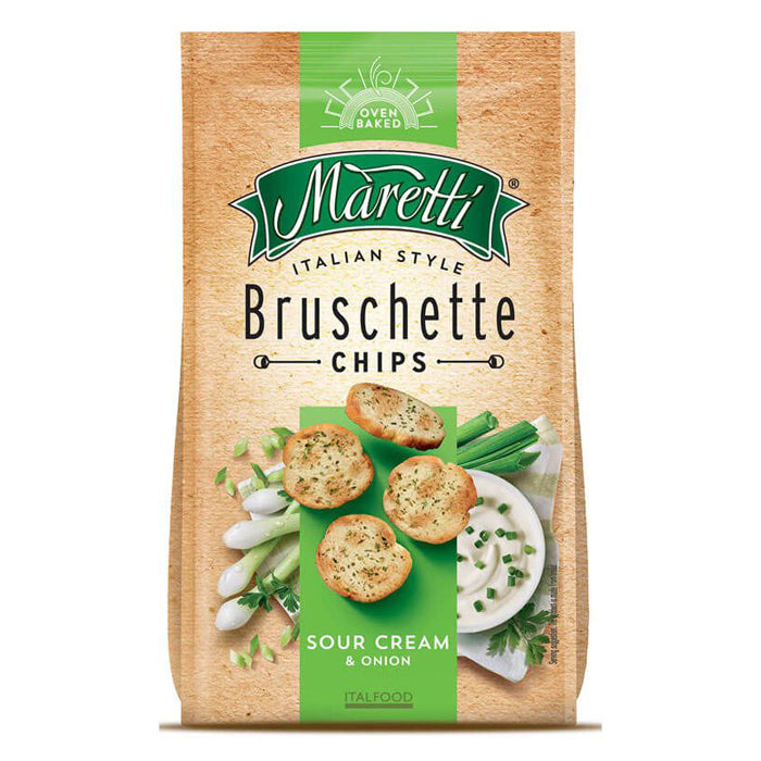 Maretti Bruschette Chips Sour Cream and Onion 70g