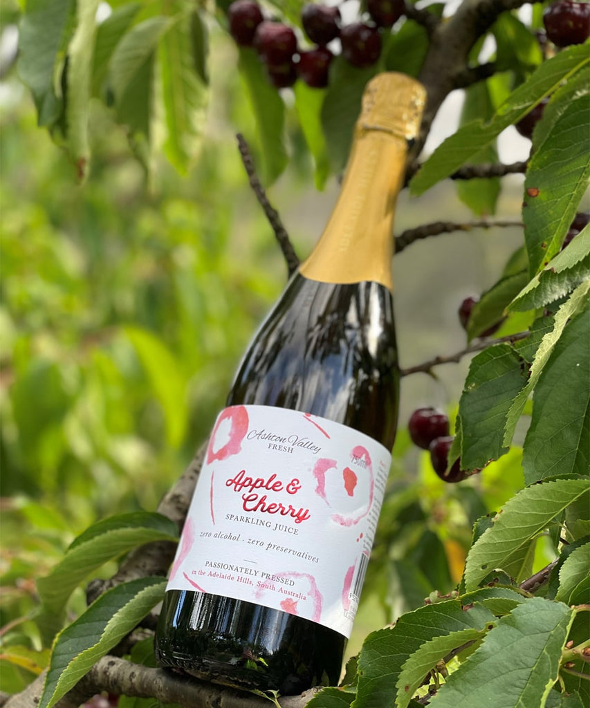 Ashton Valley Fresh Juice - 6 X 750ml Celebrations Sparkling Apple & Cherry