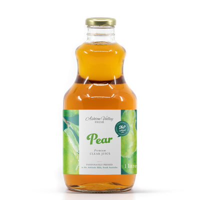 Ashton Valley Fresh Juice - 6 x 1L Still Clear Pear