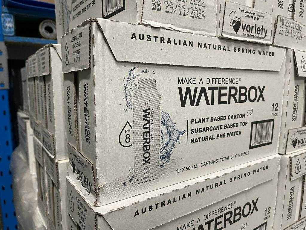 Waterbox Spring Water 5 Boxes United Foods