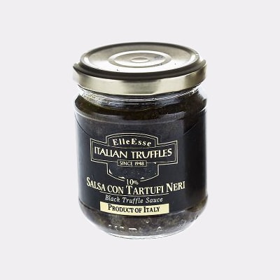 ElleEsse Italian Truffles Black Truffle Sauce 10% jar 90g