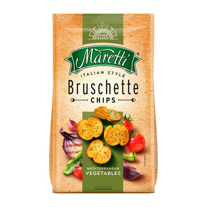Maretti Bruschette Chips Mediterranean Vegetables 70g