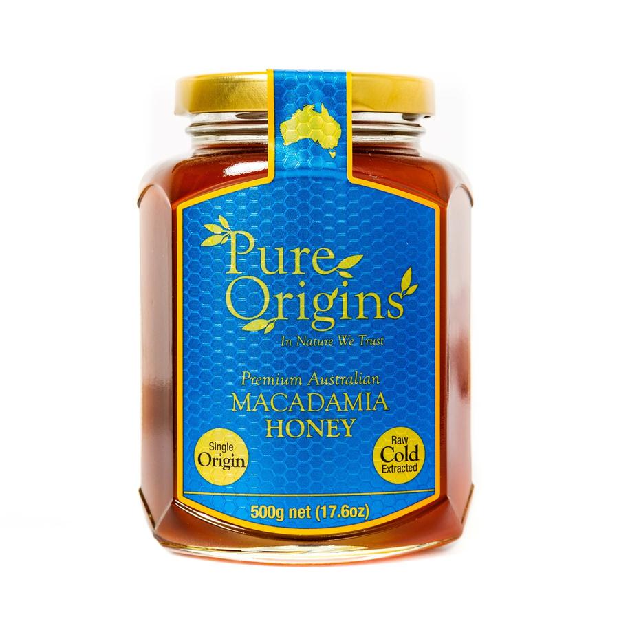 Pure Origins Premium Honey Macadamia Jar (500g)