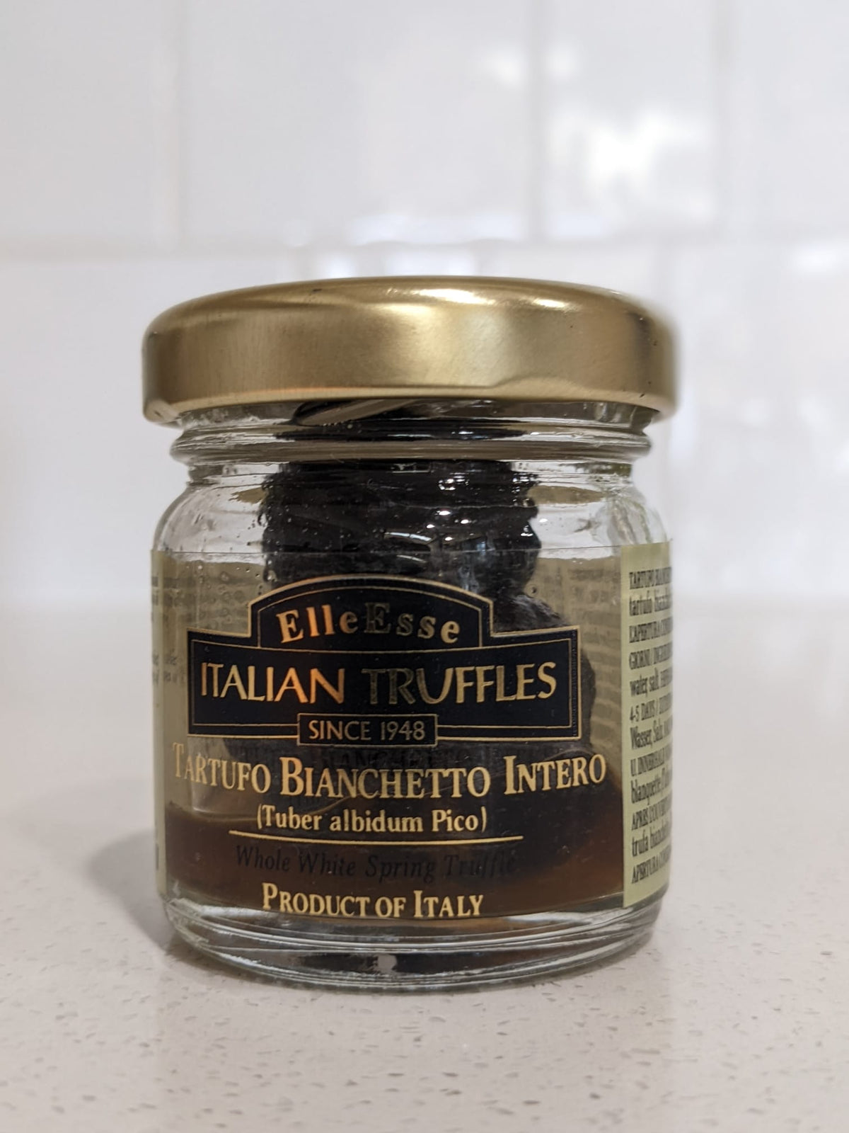 ElleEsse Italian Truffles Whole White Spring Truffles 18g jar United
