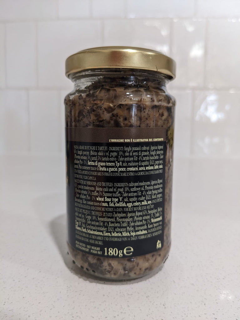 ElleEsse Italian Truffles Mushroom and 5% Truffle Delicacy 180g jar